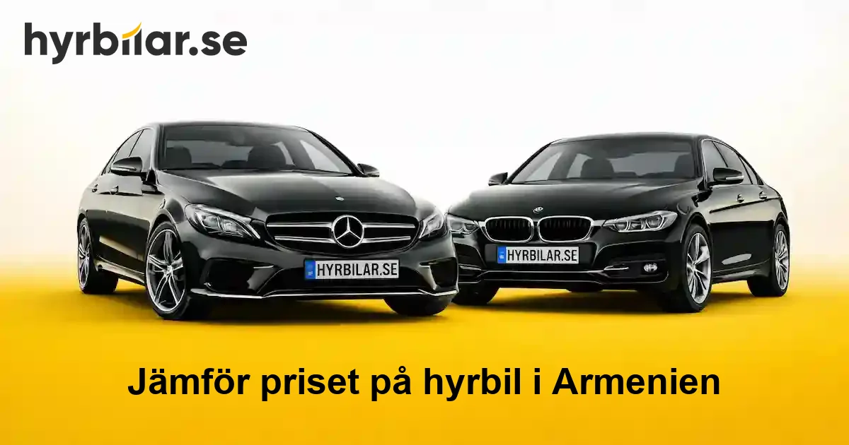 Hyrbil i Armenien – jämför priser