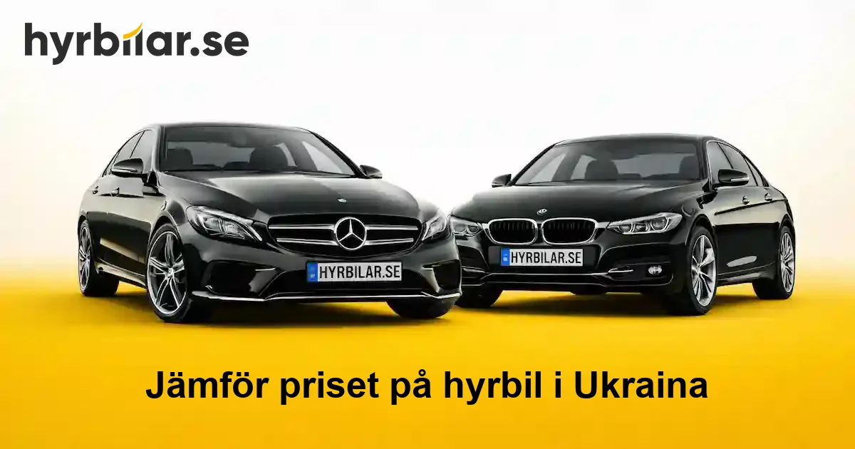 Hyrbil i Ukraina – jämför priser